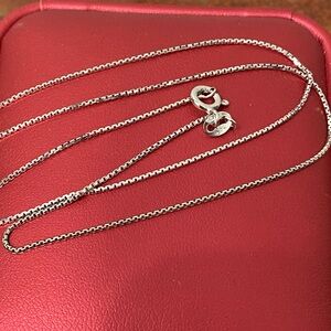 925 Sterling Silver Round Box Chain